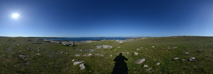 Bild: 360°-Panorama auf Omey Island